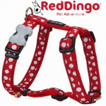 HARNAIS MOTIF POIS ROUGE