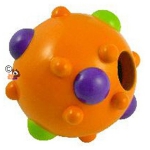 Jouet pour chien BUMPY BALL WHITH CHIME - Petstages