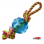 JOUET POUR CHIEN MINI ORKA BALL WITH ROPE - PETSTAGES