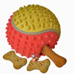 Balle de tennis pour chien moyen, distributeur de friandises.