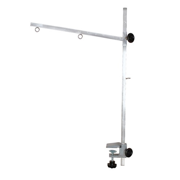 Potence pour toilettage reglable 80 x 50cm 2 points d’attache
