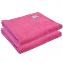 2 Serviettes microfibre 40 x 60 Rose