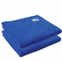 2 Serviettes microfibre 40 x 60 Bleu