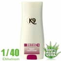 shampoing pour chien K9 Apres shampoing Kératine hydratant 300ml shampoing pour chien K9 Apres shampoing Kératine hydratant 300ml