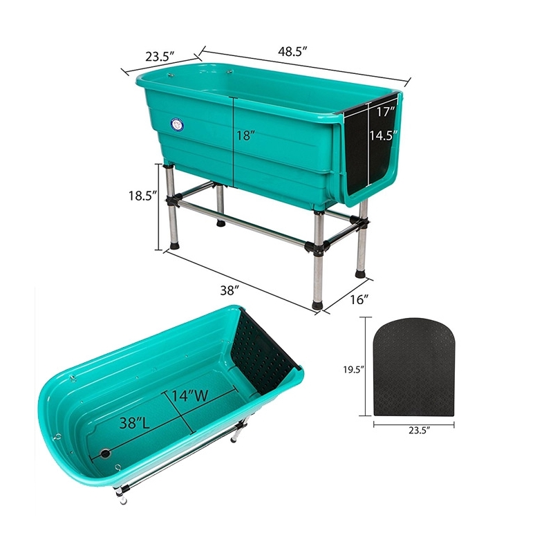 Phoenix Rampe dAccès pour Baignoire pour Chien Vert 
