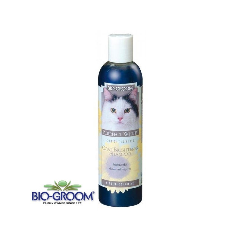Shampoing blanc pour chat Bio Groom