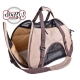 Sac de transport marron Doggy Fashion