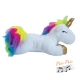 Peluche chien Licorne sonore 15cm