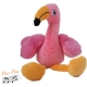 Peluche chien Flamant rose sonore 28cm