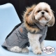 Doudoune pour chien Bad Boy & fente laisse