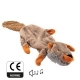 Peluche Castor plat 45cm