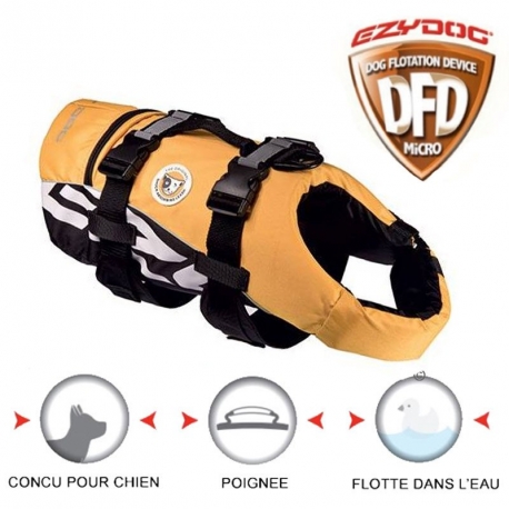 DFD gilet de sauvetage Ezydog