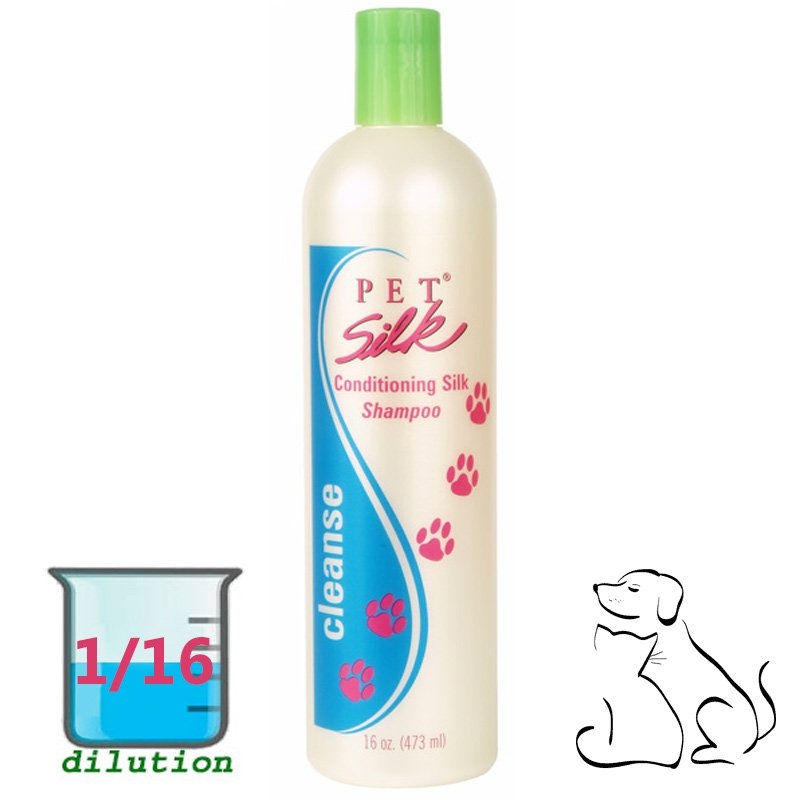 Pet Silk Conditioning Silk Shampoo 473ml shampoing naturel chien chat