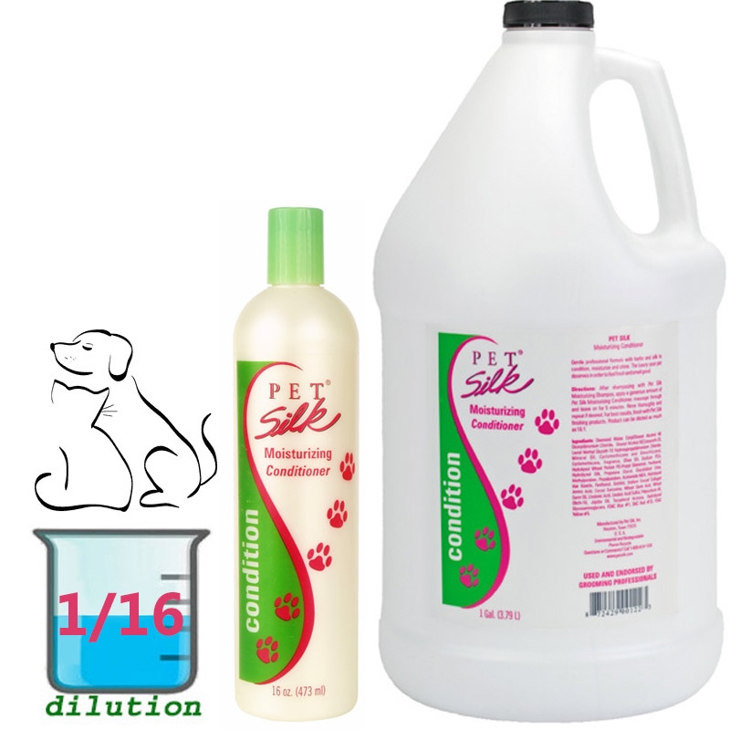 Pet Silk moisturizing shampoo pour chien hydratant et chat