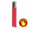 Couteau trimmer gaucher rouge