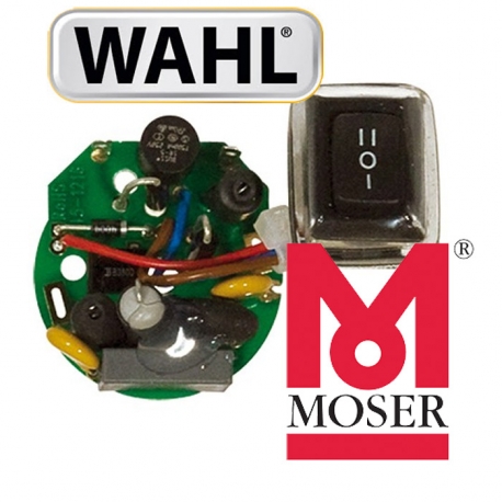 Circuit imprimé et bouton Moser Walh