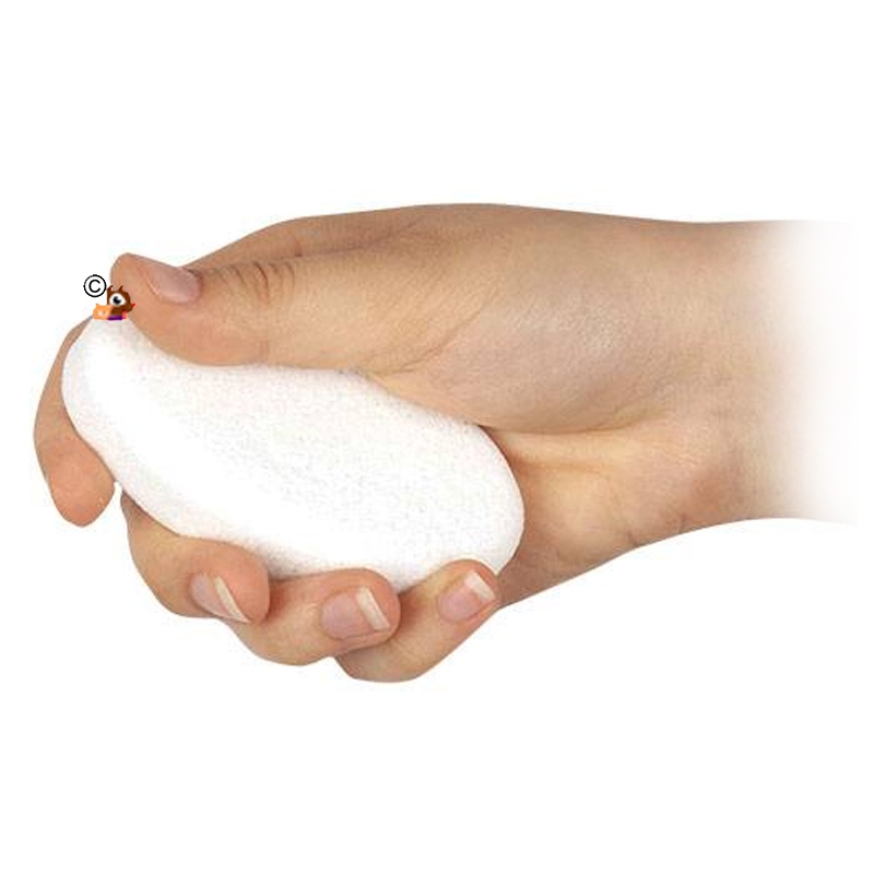 Pierre à Trimmer ovale blanche