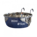Gamelle inox chien pour cage