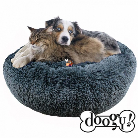 Coussin anti-stress pour chien, apaisant Poilu NOIR