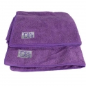 2 Serviettes microfibre 60 x 100 Violette