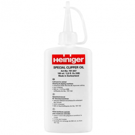 Huile HEINIGER spéciale tondeuse 100 ml