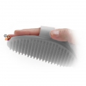 BROSSE CHIEN CAOUTCHOUC OVALE AVEC POIGNEE BROSSE CHIEN CAOUTCHOUC OVALE AVEC POIGNEE