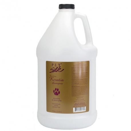 PetSilk Brazilian Keratin Shampoing chien 3.78 litres