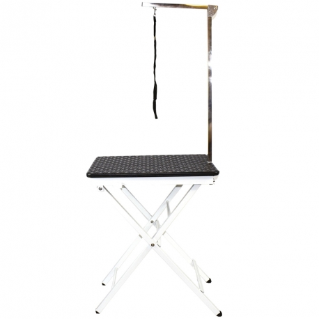 Table de toilettage pliante portable noire