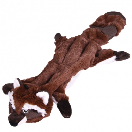 Peluche Raton laveur plat 45cm