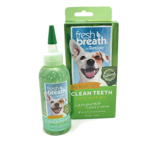 Dentifrice Gel pour chien - Tropiclean Oral care GEL Clean Teeth