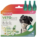 Pipettes répulsives antiparasitaires pour chien 15 et 30 kg.