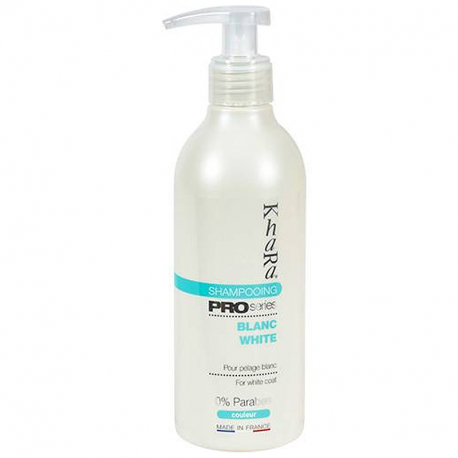 Khara shampoing chien poil blanc