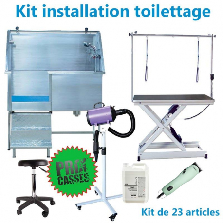 Kit installation toilettage