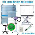 Kit installation toilettage 21 articles