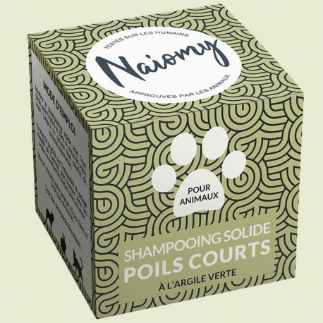 Shampoing solide poil court