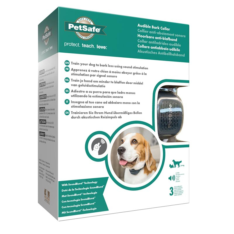 Collier anti-aboiement sonore-rechargeable PetSafe – Niche à chien