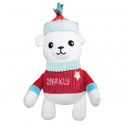 Peluche Ours de Noël 24cm