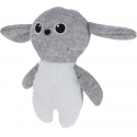 Jouet Lapin blanc/gris 20cm