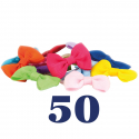Lot 50 Noeuds Multicolores