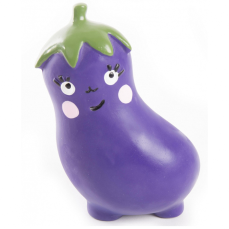 Jouet chien latex Aubergine 13cm