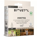 Pipettes anti puce Petit Chien Biovétol