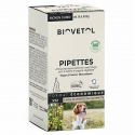 12 Pipettes anti puce Chien Moyen Biovétol