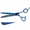 Ciseaux professionel sculpteur Phoenix grand bleu