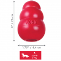 Kong Classic rouge Small