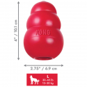 Kong Classic rouge Larg