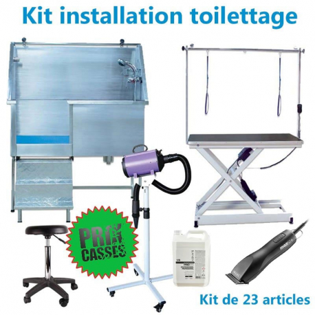 Kit installation toilettage