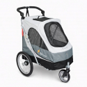 Poussette pour chien maxi 30 kg Aventura Grise
