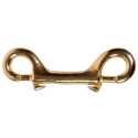 Mousqueton double laiton 100mm Mousqueton double laiton 100mm