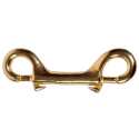 Mousqueton double laiton 100mm