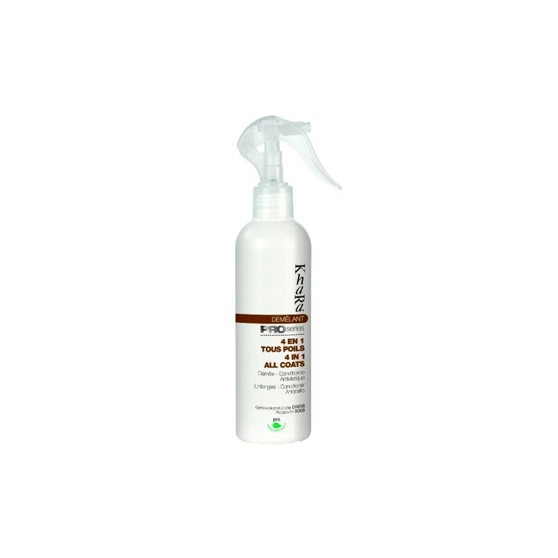 Demelant chien Spray Khara 4 en 1 Puissant